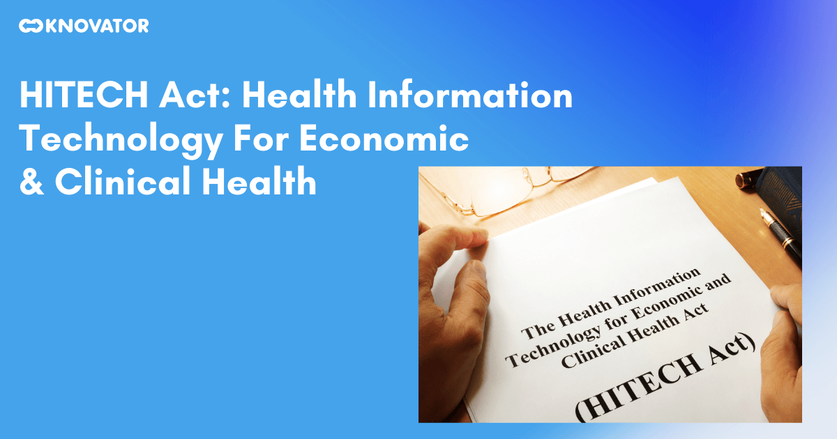 Hitech Act Health Information Technology For Economic Clinical Health