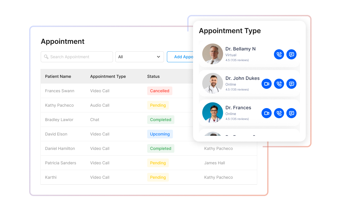 Multiple Appointment Type